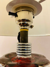 Load image into Gallery viewer, 1960s Seguso Style Ruby Red Table Lamp