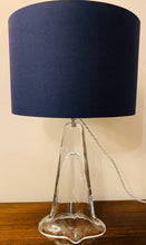 Load image into Gallery viewer, 1960s Belgium Clear Glass Table Lamp
