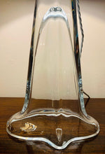 Load image into Gallery viewer, 1960s Belgium Clear Glass Table Lamp