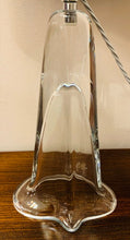 Load image into Gallery viewer, 1960s Belgium Clear Glass Table Lamp