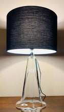 Load image into Gallery viewer, 1960s Belgium Clear Glass Table Lamp