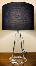 Load image into Gallery viewer, 1960s Belgium Clear Glass Table Lamp
