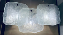 Load image into Gallery viewer, 1960s J.T Kalmar Iced Glass Wall Lights