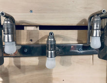 Load image into Gallery viewer, 1960s J.T Kalmar Iced Glass Wall Lights