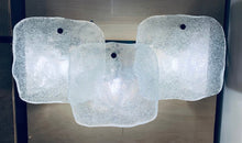 Load image into Gallery viewer, 1960s J.T Kalmar Iced Glass Wall Lights