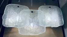Load image into Gallery viewer, 1960s J.T Kalmar Iced Glass Wall Lights