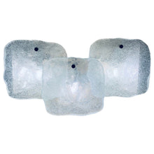 Load image into Gallery viewer, 1960s J.T Kalmar Iced Glass Wall Lights