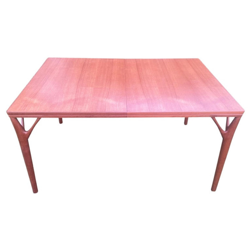 1960s Danish Teak Willy Sigh 'Tree Leg' Dining Table
