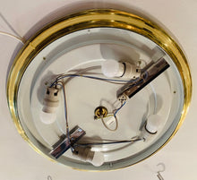 Load image into Gallery viewer, 1970s Opaque Glass Dome Glashütte Limburg Flush Mount