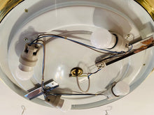 Load image into Gallery viewer, 1970s Opaque Glass Dome Glashütte Limburg Flush Mount