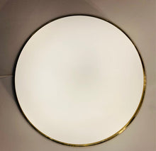 Load image into Gallery viewer, 1970s Opaque Glass Dome Glashütte Limburg Flush Mount