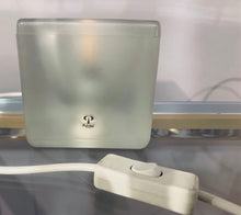 Load image into Gallery viewer, 1970s German Putzler Frosted Cube Table Lamp