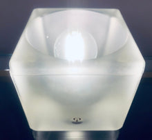 Load image into Gallery viewer, 1970s German Putzler Frosted Cube Table Lamp