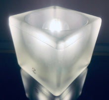 Load image into Gallery viewer, 1970s German Putzler Frosted Cube Table Lamp