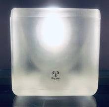 Load image into Gallery viewer, 1970s German Putzler Frosted Cube Table Lamp