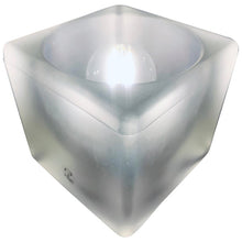Load image into Gallery viewer, 1970s German Putzler Frosted Cube Table Lamp