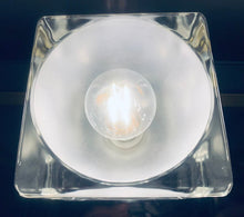 Load image into Gallery viewer, 1970s Putzler Frosted Cube Glass Table Lamp