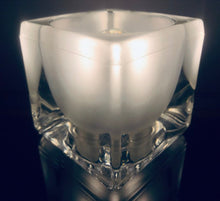 Load image into Gallery viewer, 1970s Putzler Frosted Cube Glass Table Lamp
