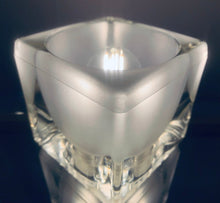 Load image into Gallery viewer, 1970s Putzler Frosted Cube Glass Table Lamp