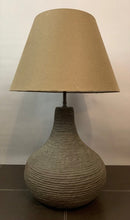 Load image into Gallery viewer, 1970s German Brown Pottery Table Lamp