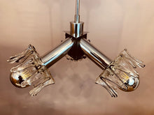 Load image into Gallery viewer, 1970s Italian Mazzega Murano Glass Ceiling Light