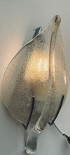 Load image into Gallery viewer, Pair of 1970s Italian Murano Glass Leaf Wall Sconces