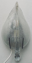 Load image into Gallery viewer, Pair of 1970s Italian Murano Glass Leaf Wall Sconces