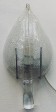 Load image into Gallery viewer, Pair of 1970s Italian Murano Glass Leaf Wall Sconces