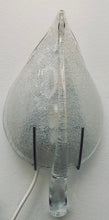 Load image into Gallery viewer, Pair of 1970s Italian Murano Glass Leaf Wall Sconces