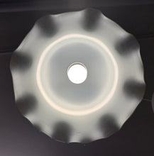 Load image into Gallery viewer, 1970s Murano Glass and Chrome Pendant Light