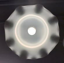 Load image into Gallery viewer, 1970s Murano Glass and Chrome Pendant Light