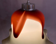 Load image into Gallery viewer, 1970s Murano Glass and Chrome Pendant Light