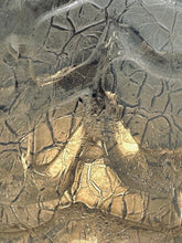 Load image into Gallery viewer, 1970s Large Doria Leuchten Crackle Glass Hanging Light