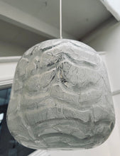 Load image into Gallery viewer, 1970s Large Doria Leuchten Crackle Glass Hanging Light