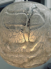 Load image into Gallery viewer, 1970s Large Doria Leuchten Crackle Glass Hanging Light