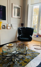 Load image into Gallery viewer, 1970s Merrow Associates Round Glass & Chrome Coffee Table