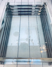 Load image into Gallery viewer, 1970s Italian Stacked Rectangular Chrome & Glass Coffee Table