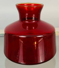 Load image into Gallery viewer, 1970s Red Glass Flask with Stopper