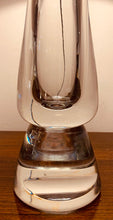 Load image into Gallery viewer, 1970s Belgium Clear Glass Table Lamp