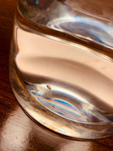 Load image into Gallery viewer, 1970s Belgium Clear Glass Table Lamp