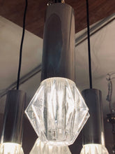 Load image into Gallery viewer, 1970s German Chrome and Glass Pendant Lights