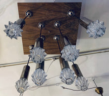 Load image into Gallery viewer, 1970s German Chrome and Glass Pendant Lights