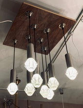 Load image into Gallery viewer, 1970s German Chrome and Glass Pendant Lights
