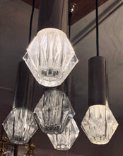 Load image into Gallery viewer, 1970s German Chrome and Glass Pendant Lights