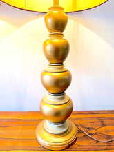 Load image into Gallery viewer, Pair of 1950s Frederick Cooper Gold Leaf Table Lamps