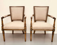Load image into Gallery viewer, Pair of French 18th Century Directoire Armchairs