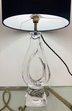 Load image into Gallery viewer, 1960s French Daum Crystal Table Lamp Lynx Model 73
