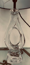 Load image into Gallery viewer, 1960s French Daum Crystal Table Lamp Lynx Model 73