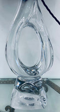 Load image into Gallery viewer, 1960s French Daum Crystal Table Lamp Lynx Model 73