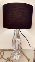 Load image into Gallery viewer, 1960s French Daum Crystal Table Lamp Lynx Model 73
